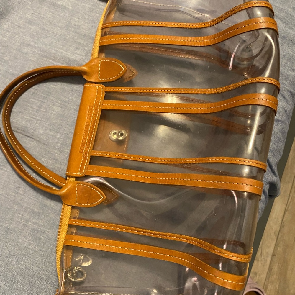 Transparent long Longchamp tote